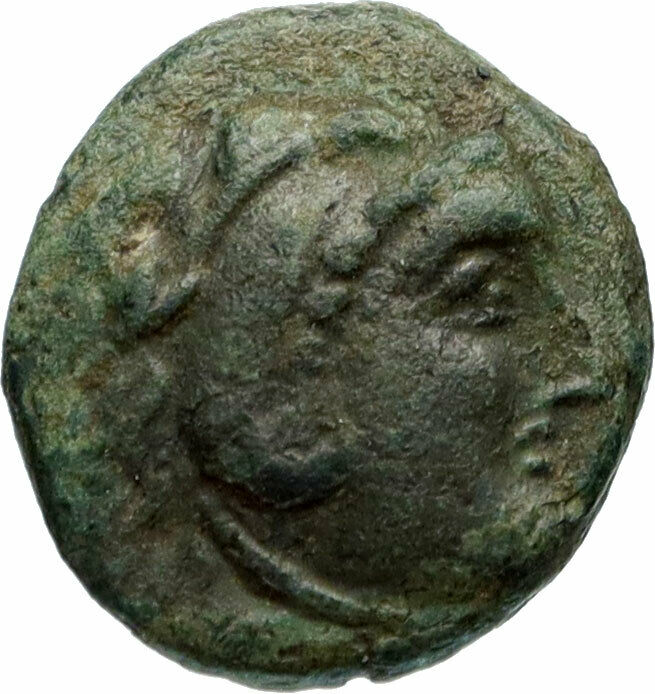 ANTIGONOS II GONATAS Macedonia King 277BC Ancient Greek Coin HERCULES i46656