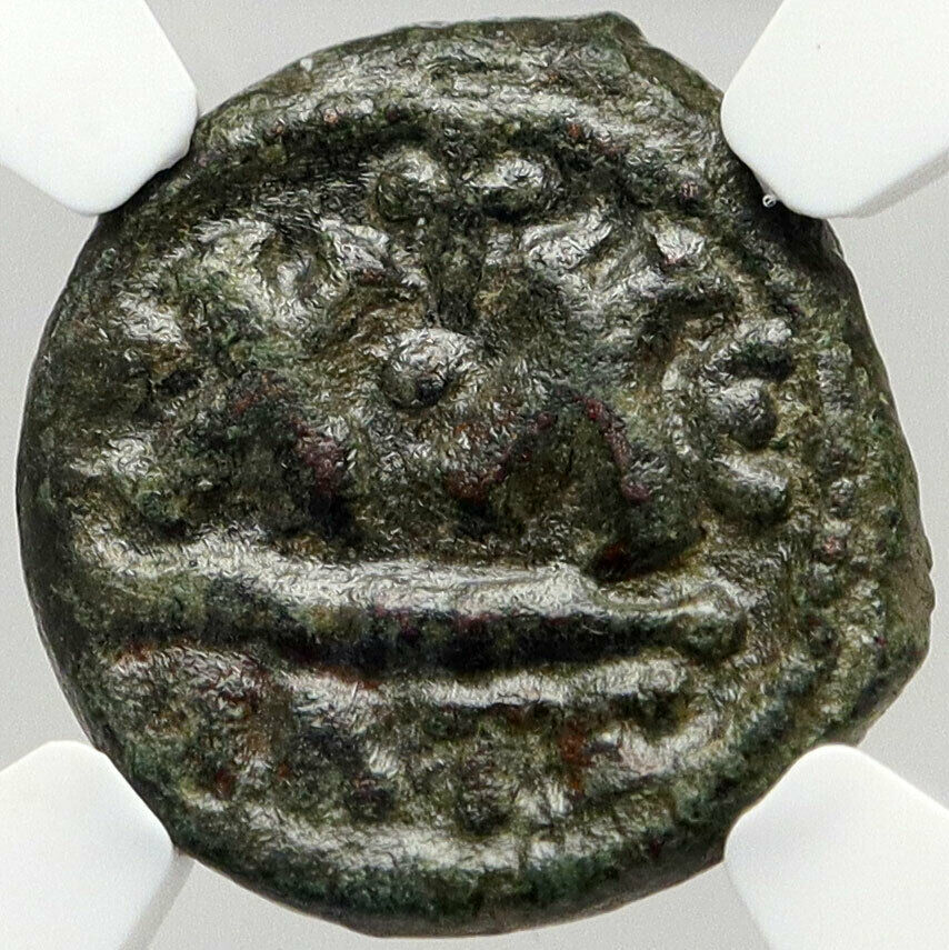 PHOCAS Authentic Ancient Half Follis of CARTHAGE BYZANTINE Coin NGC i83552