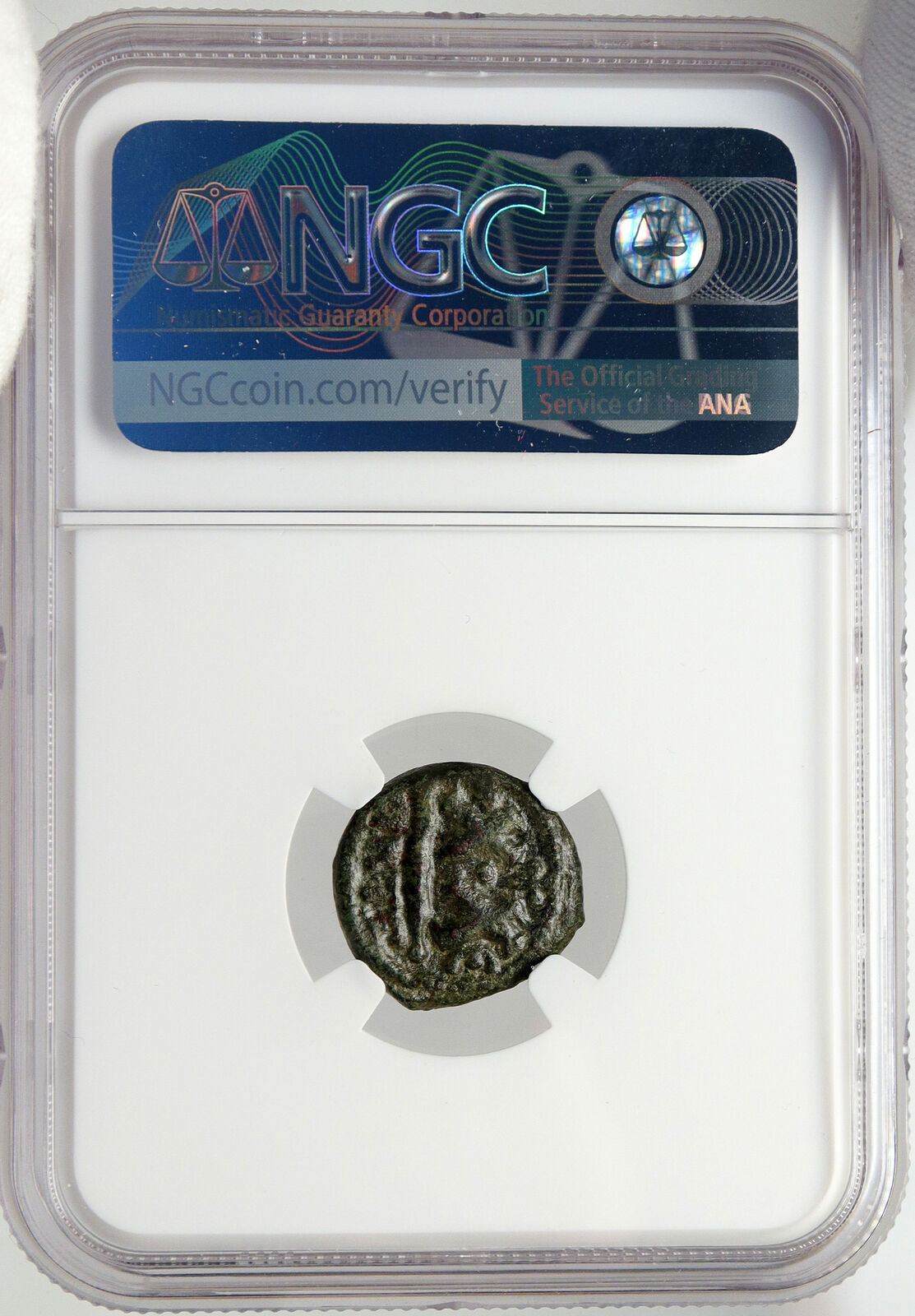 PHOCAS Authentic Ancient Half Follis of CARTHAGE BYZANTINE Coin NGC i83552