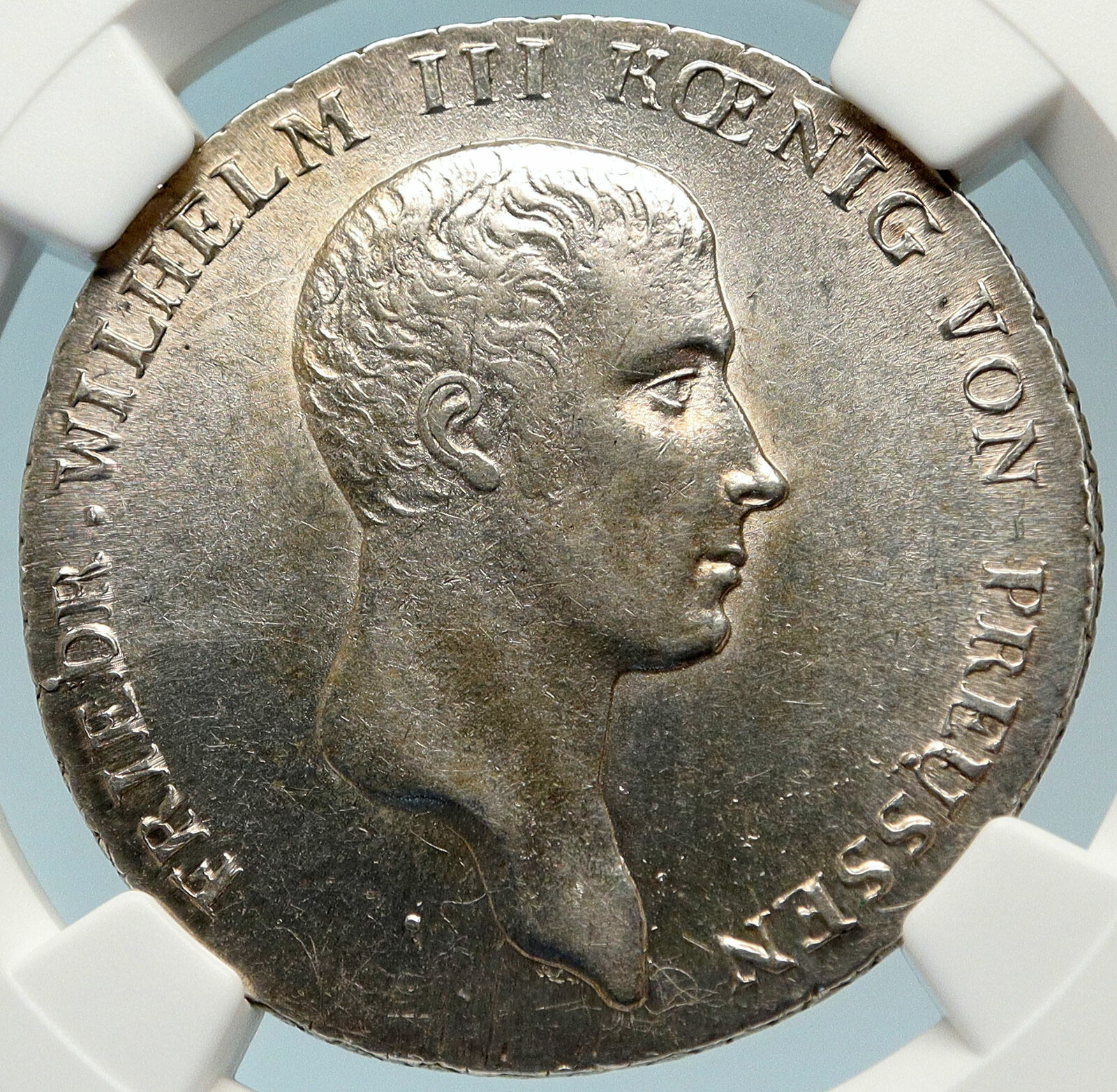 1814A Germany PRUSSIA KINGDOM King Wilhelm III Old Silver Thaler NGC Coin i83711