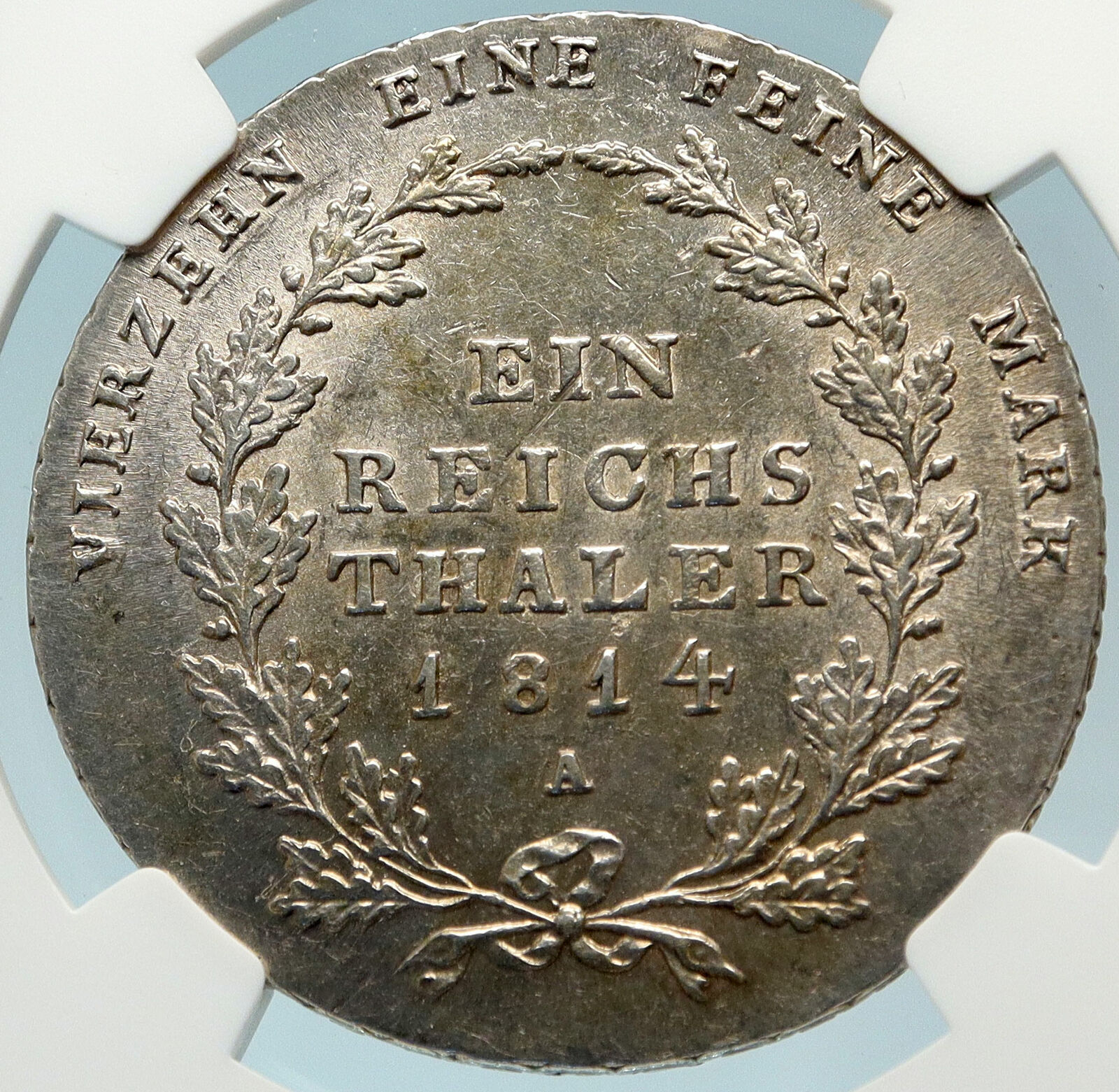 1814A Germany PRUSSIA KINGDOM King Wilhelm III Old Silver Thaler NGC Coin i83711