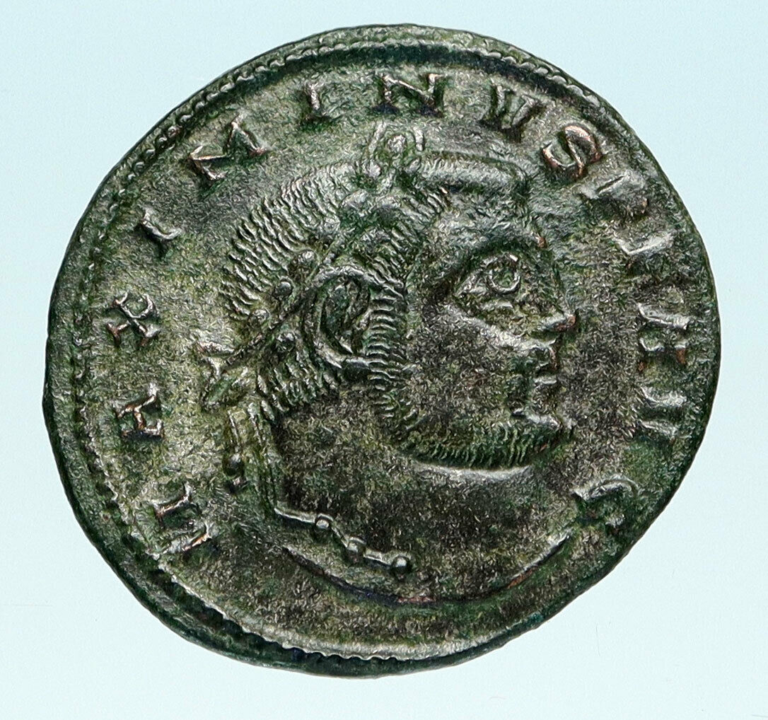 MAXIMINUS II DAIA Authentic Ancient Genuine 312AD Roman Coin JUPITER i83528