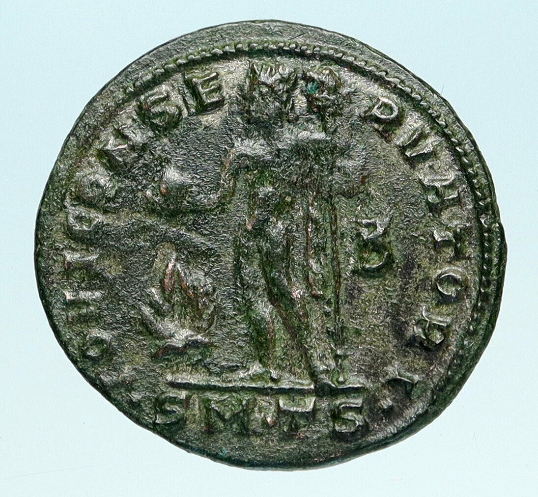 MAXIMINUS II DAIA Authentic Ancient Genuine 312AD Roman Coin JUPITER i83528