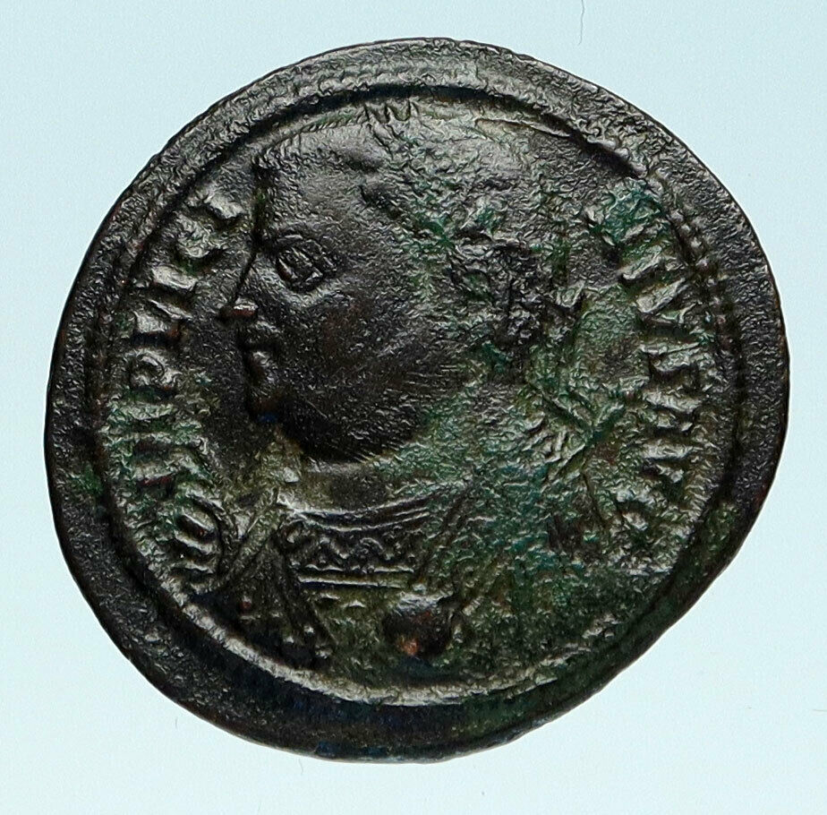 LICINIUS I Authentic Ancient 317AD Nicomedia Genuine Roman Coin JUPITER i83529