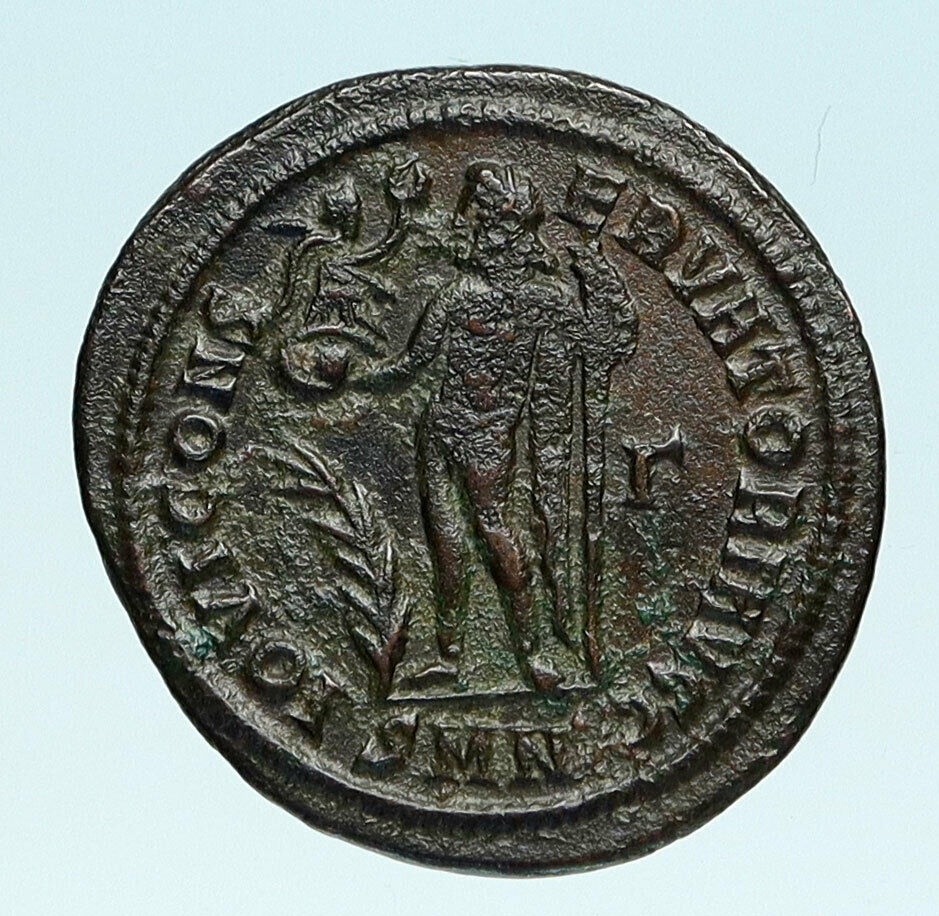 LICINIUS I Authentic Ancient 317AD Nicomedia Genuine Roman Coin JUPITER i83529