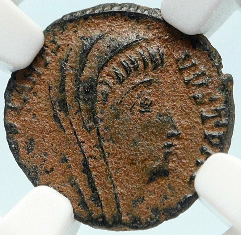 CONSTANTINE I the Great CHARIOT to GOD HAND HEAVEN Ancient Roman Coin NGC i83580