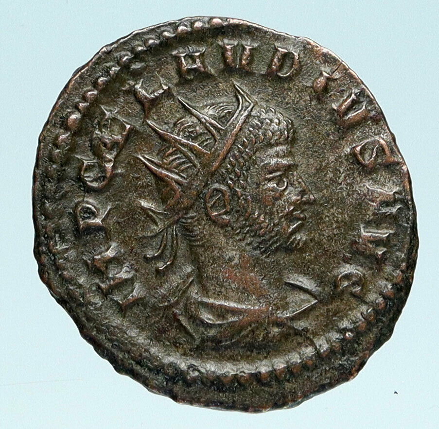 CLAUDIUS II Gothicus Authentic Ancient 268AD Antioch Roman Coin NEPTUNE i83514