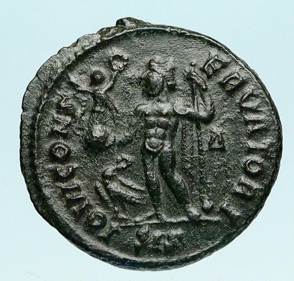 LICINIUS I Authentic Ancient 315AD Original Roman Coin JUPITER EAGLE i83522