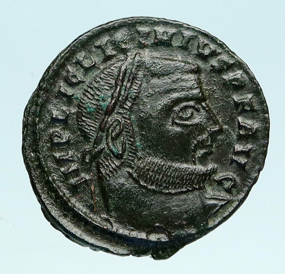 LICINIUS I Authentic Ancient 315AD Original Roman Coin JUPITER EAGLE i83522