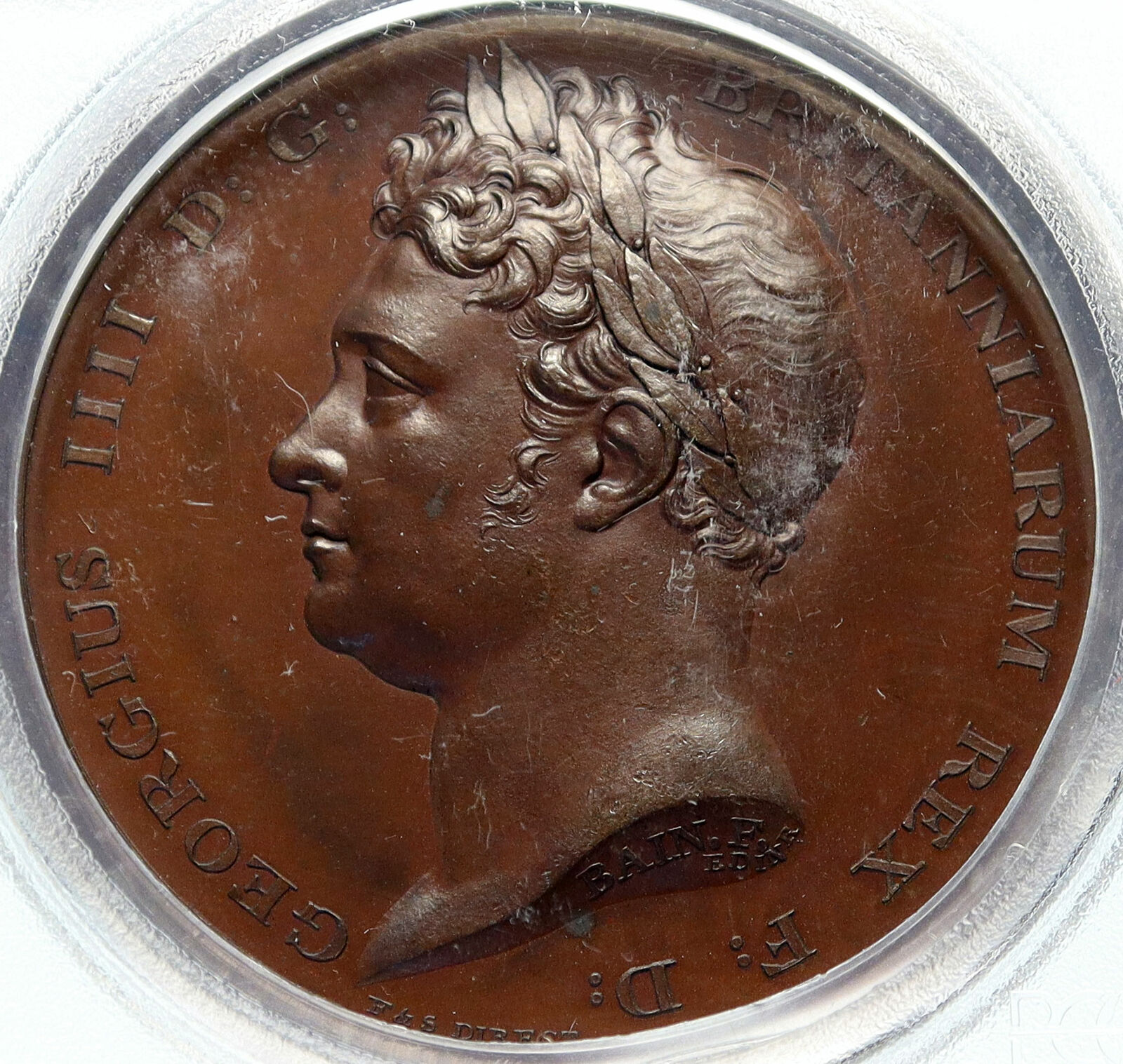 1822 Great Britain UK King GEORGE IV VISITS SCOTLAND Specimen Medal PCGS i83988