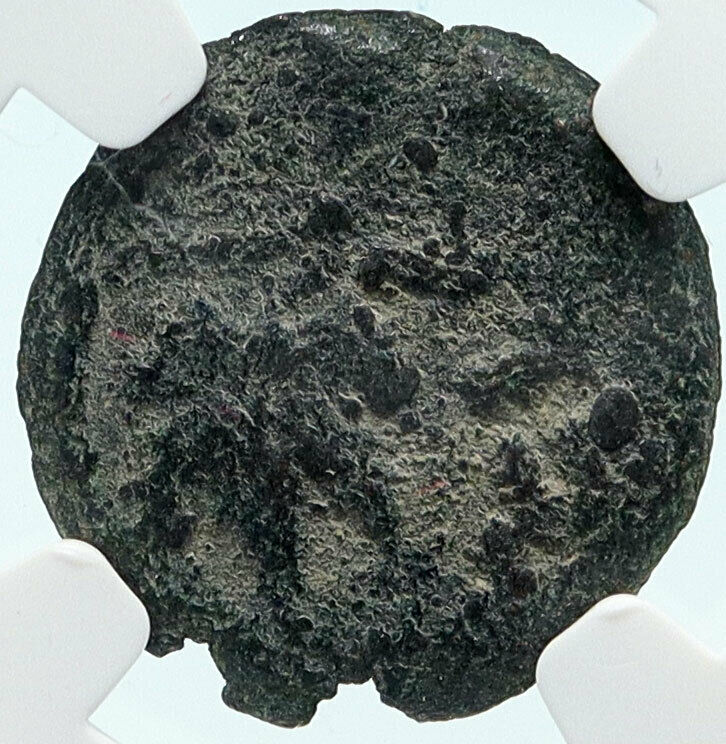 Authentic Ancient JEWISH WAR vs ROMANS 67AD Historical JERUSALEM Coin NGC i83941