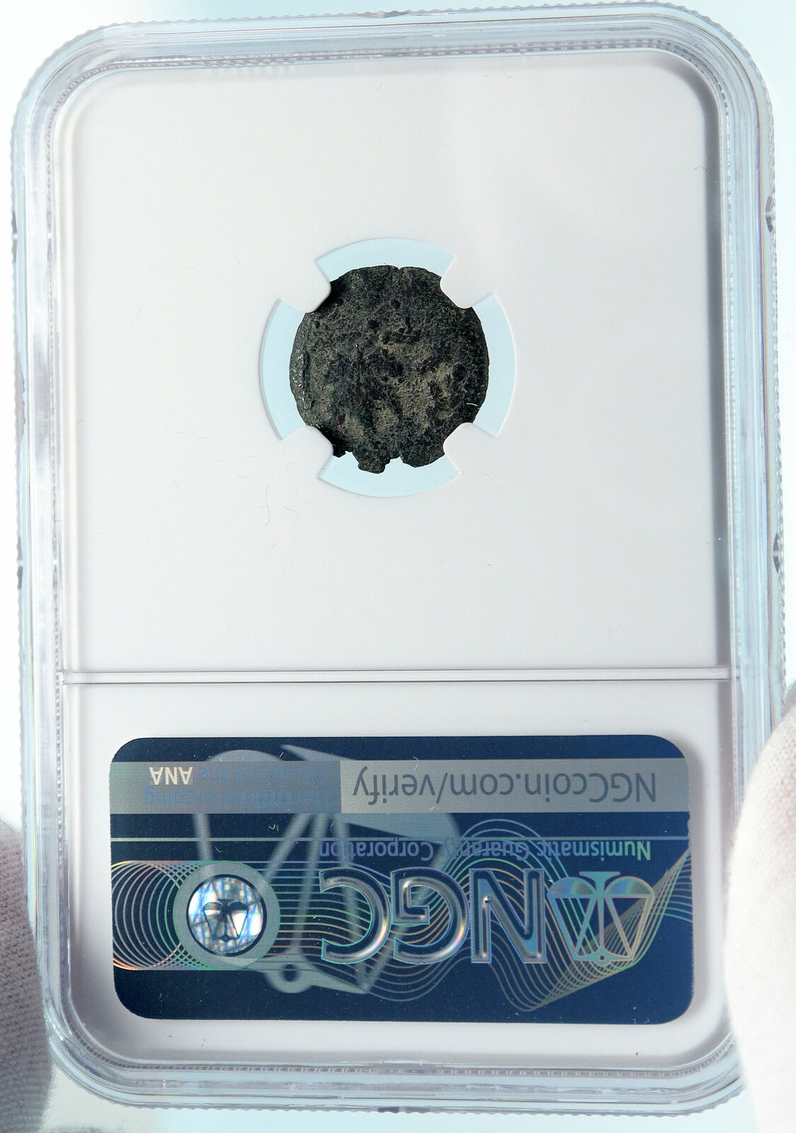 Authentic Ancient JEWISH WAR vs ROMANS 67AD Historical JERUSALEM Coin NGC i83941