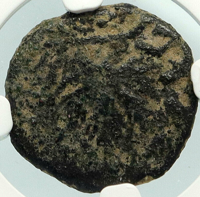 Authentic Ancient JEWISH WAR vs ROMANS 67AD Historical JERUSALEM Coin NGC i84789