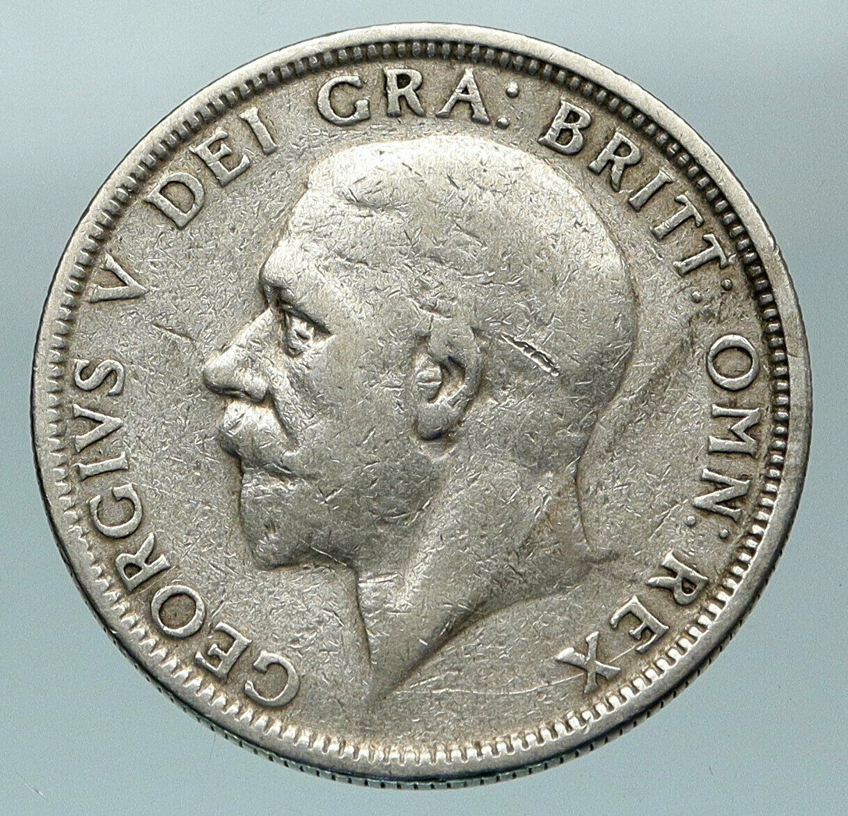 1930 United Kingdom Great Britain GEORGE V Silver Florin 2 Shillings Coin i84573