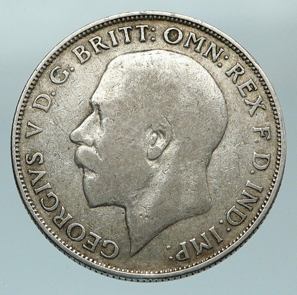 1923 United Kingdom Great Britain GEORGE V Silver Florin 2 Shillings Coin i84584