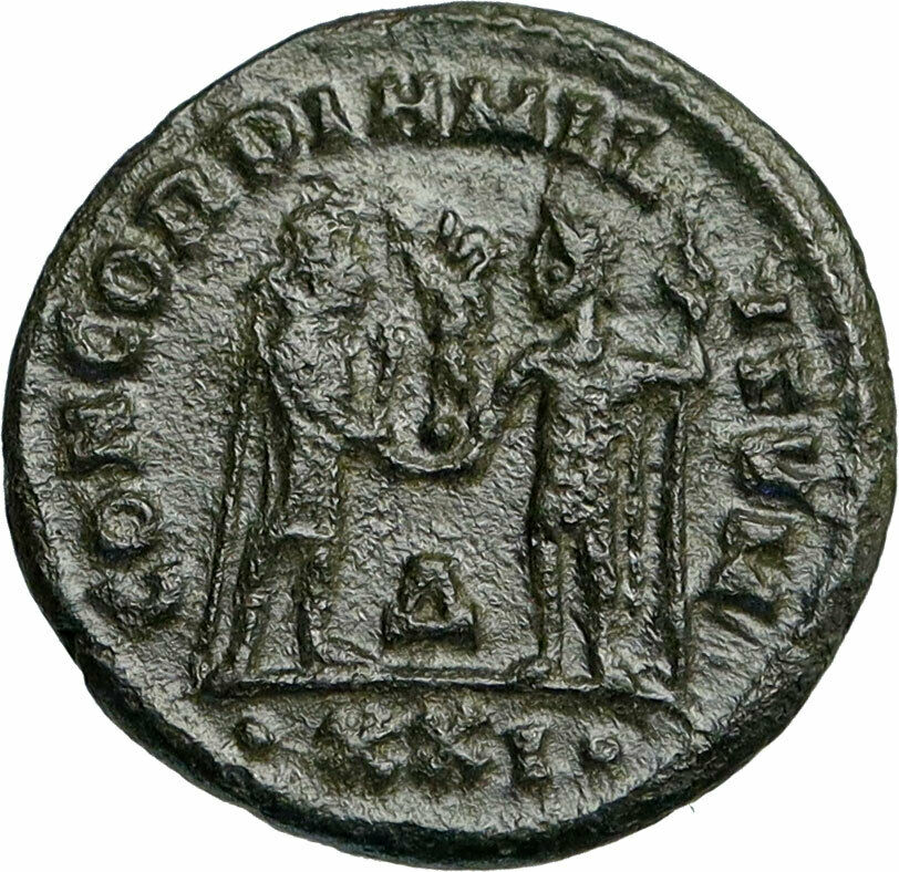 MAXIMIAN Authentic Ancient 292AD Genuine Original Roman Coin w JUPITER i84737