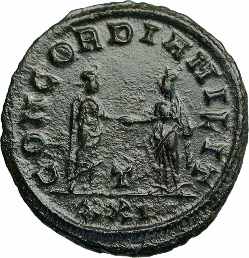 PROBUS Authentic Ancient 279AD Siscia Genuine Roman Coin w CONCORDIA i84740