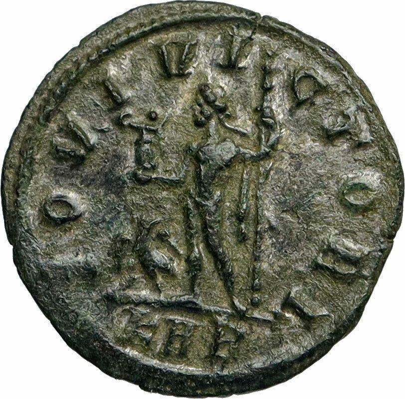 CARUS Authentic Ancient 282AD Genuine Original Roman Coin w JUPITER EAGLE i84763