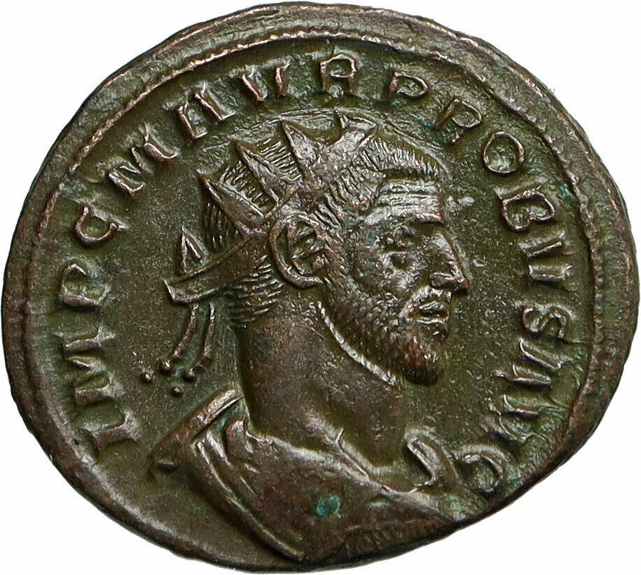 PROBUS Authentic Ancient 277AD Genuine Original Roman Coin w FELICITAS i84735