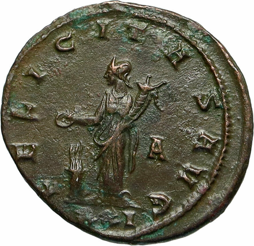 PROBUS Authentic Ancient 277AD Genuine Original Roman Coin w FELICITAS i84735