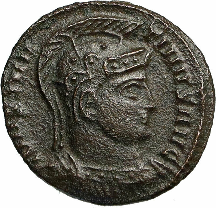 CONSTANTINE I the GREAT Authentic Ancient 320AD Roman Coin w CAPTIVES i84743