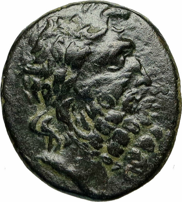 APAMEIA in PHRYGIA 88BC Authentic Ancient Greek Coin ZEUS ARTEMIS Statue i85021