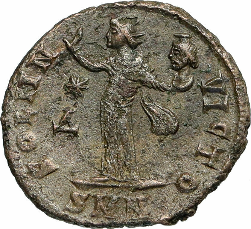 LICINIUS I Authentic Ancient 312AD Nicomedia Roman Coin w SOL SERAPIS i84697