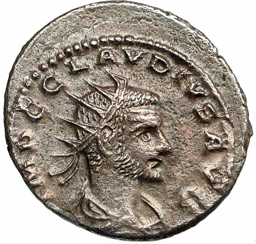 CLAUDIUS II Gothicus Ancient Roman Coin HERCULES 11th LABOR w APPLE i84693