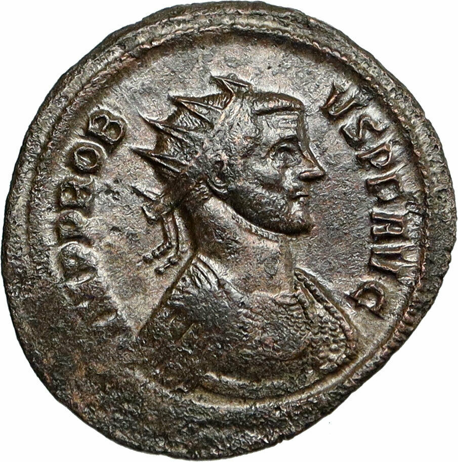 PROBUS Authentic Ancient 281AD Rome Genuine Original Roman Coin w FIDES i84692