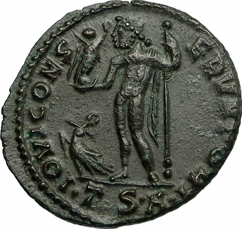 CONSTANTINE I the GREAT Authentic Ancient Roman Coin RARE INV Jupiter i84701