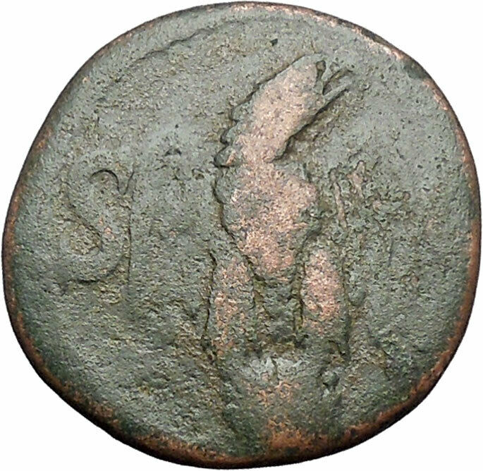 Augustus 34AD Ancient Roman Coin Eagle Posthumous issue under Tiberius i47947