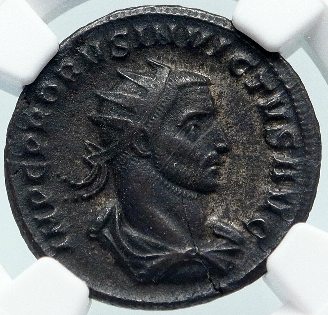 PROBUS Invictvs Genuine Ancient 276AD Serdica Roman Coin PROVIDENTIA NGC i85498