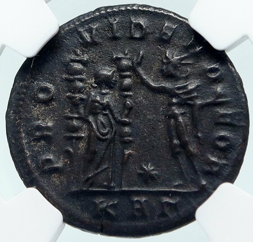 PROBUS Invictvs Genuine Ancient 276AD Serdica Roman Coin PROVIDENTIA NGC i85498