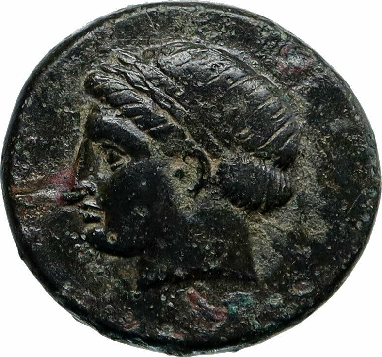 MAGNESIA ad MAEANDRUM in IONIA Authentic Ancient 350BC Greek Coin BULL i85438