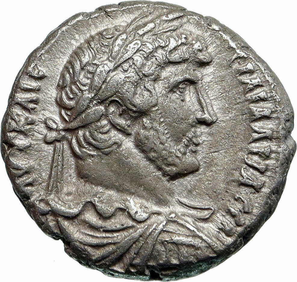 HADRIAN Authentic Ancient 132AD Alexandria Egypt Tetradrachm Roman Coin i85431