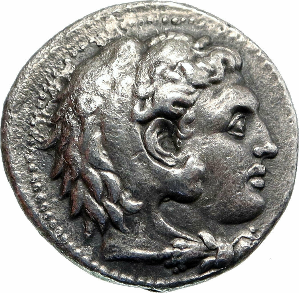 PHILIP III Authentic Ancient 323BC Genuine Silver Greek Tetradrachm Coin i85506