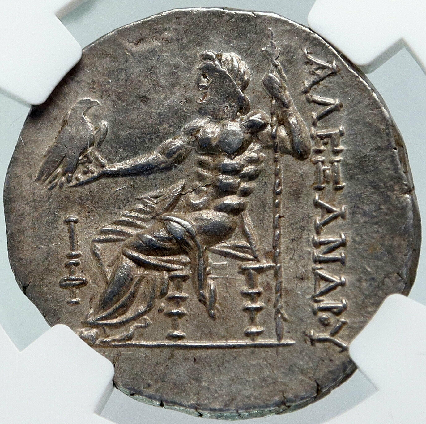 PHASELIS in LYCIA Ancient Silver Greek Tetradrachm Coin ALEXANDER III NGC i85683