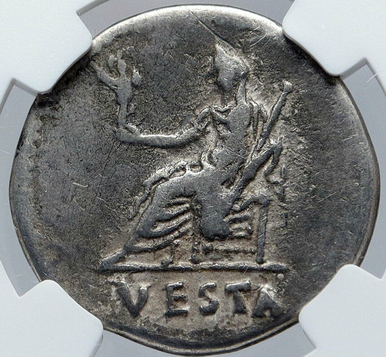 JULIA TITI - TITUS Daughter Cistphoric Tetradrachm Ephesus Roman Coin NGC i85671