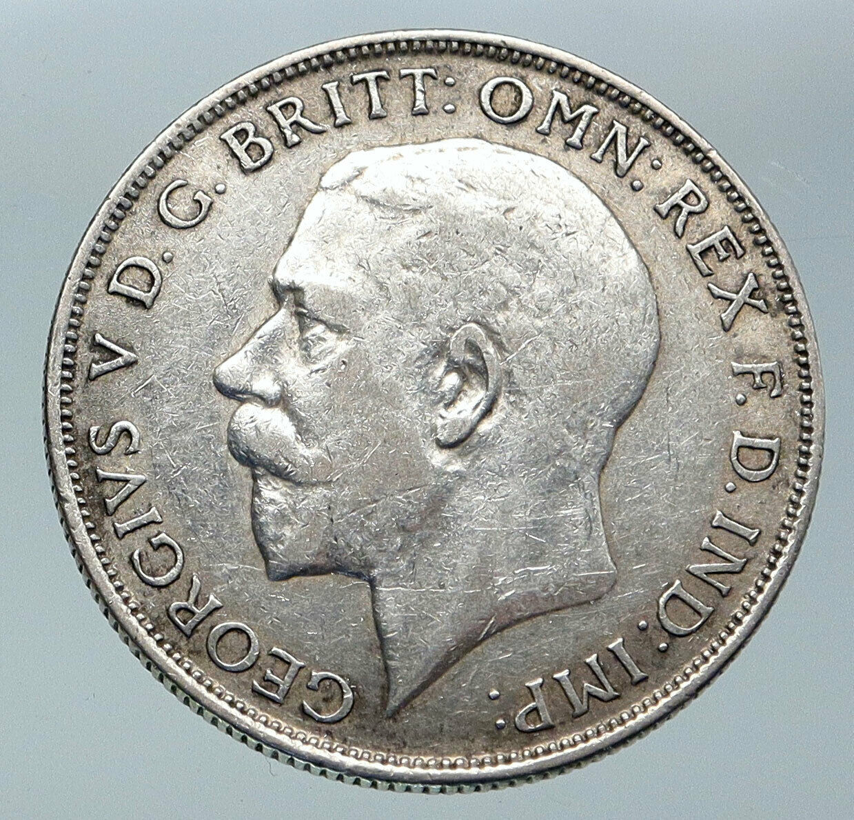 1923 United Kingdom Great Britain GEORGE V Silver Florin 2 Shillings Coin i85948