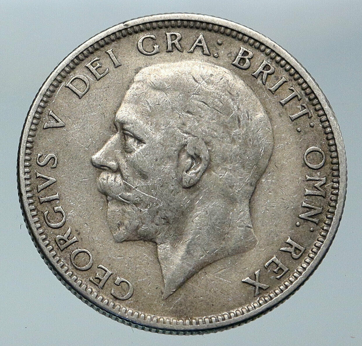 1928 United Kingdom Great Britain GEORGE V Silver Florin 2 Shillings Coin i85946