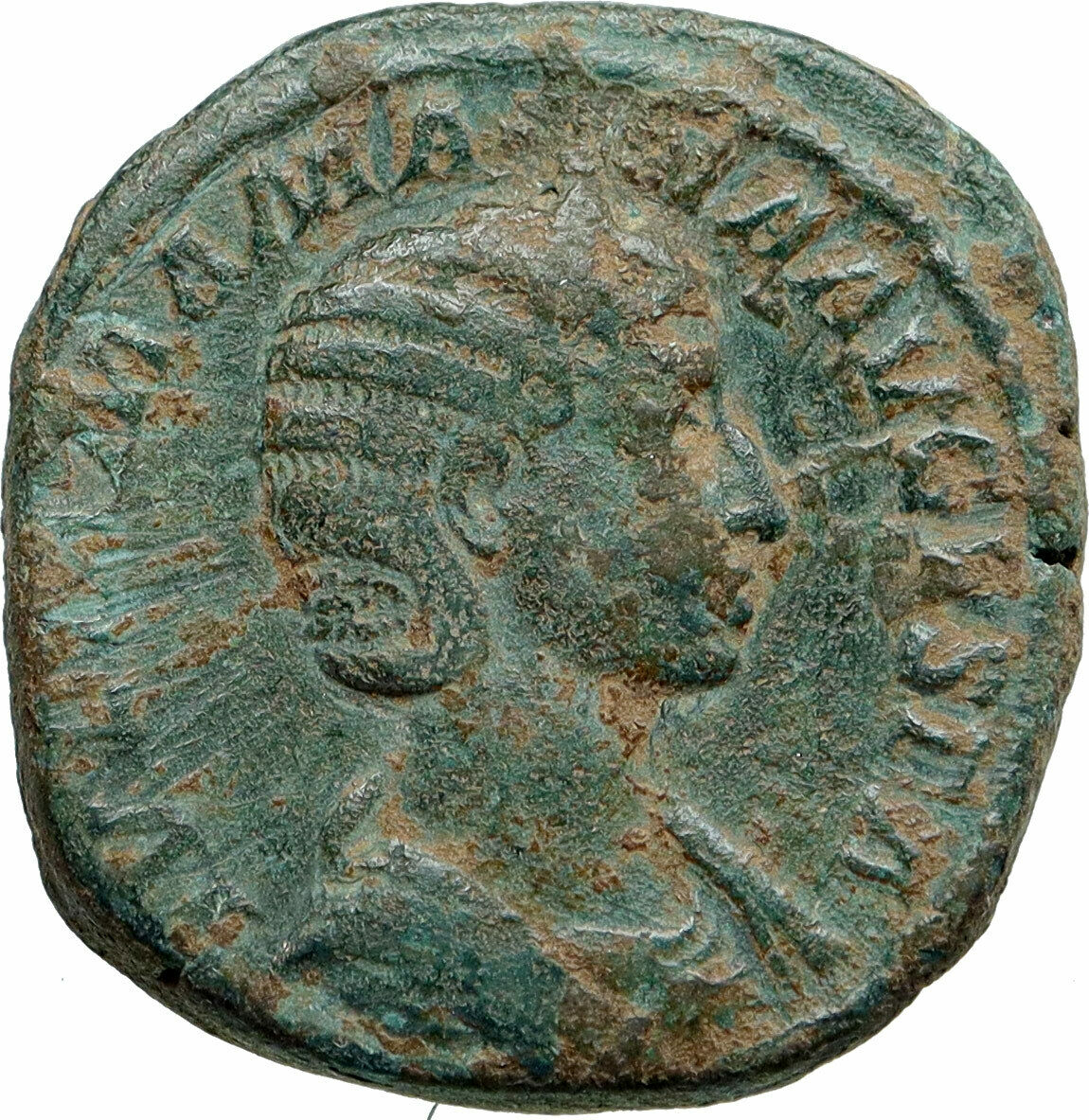 JULIA MAMAEA Authentic Ancient 230AD Rome Sestertius Roman Coin FELICITAS i86820