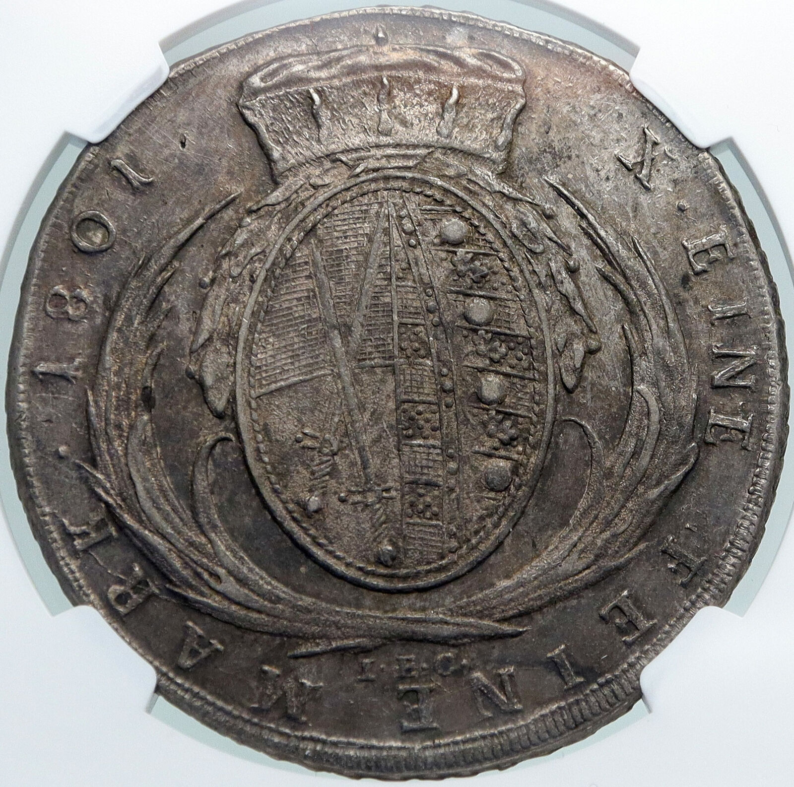 1801 GERMAN STATES - SAXONY Frederick Augustus OLD Silver Taler Coin NGC i87735