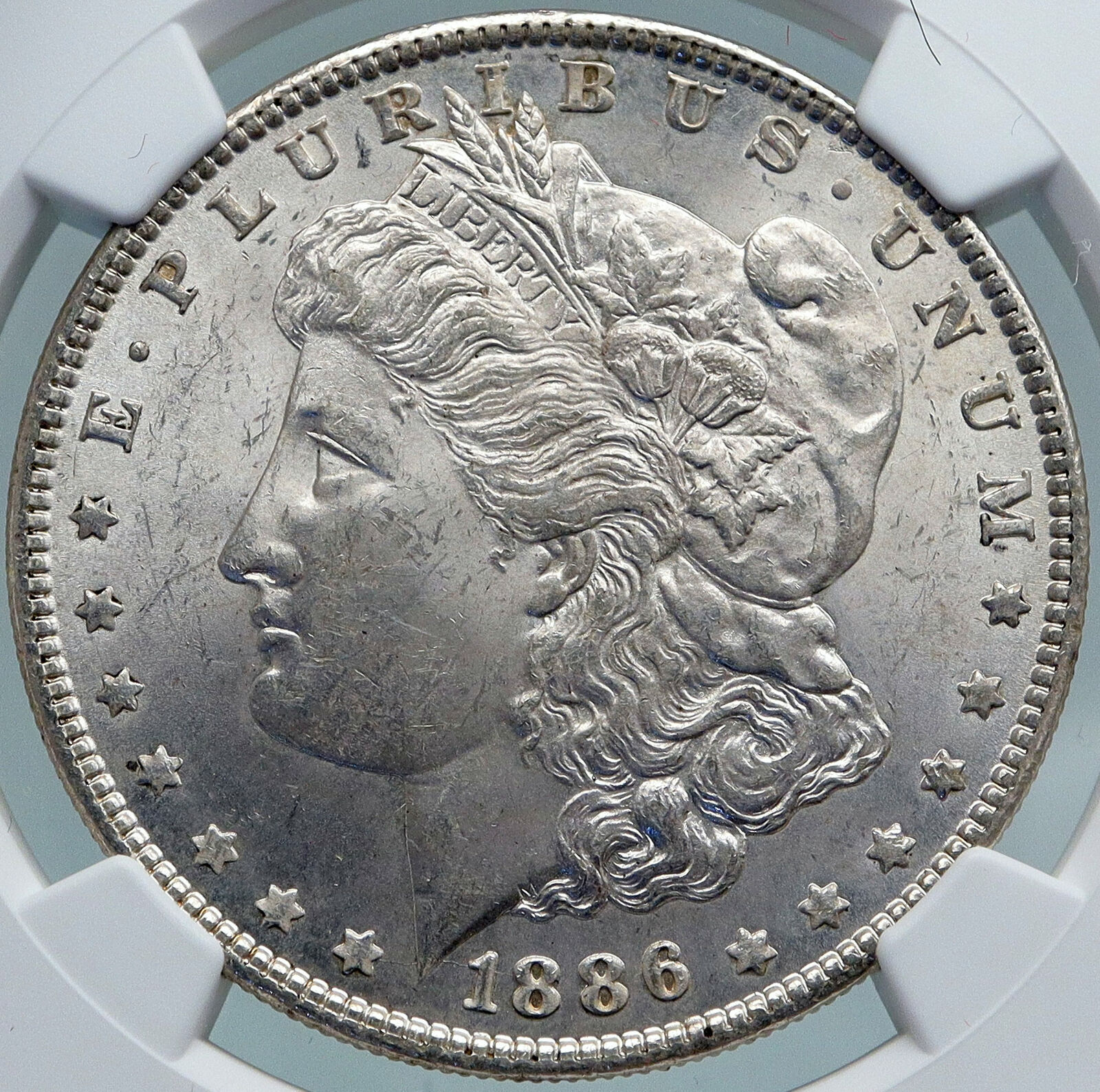 1886 UNITED STATES of America SILVER Morgan US Dollar Coin EAGLE NGC i87818