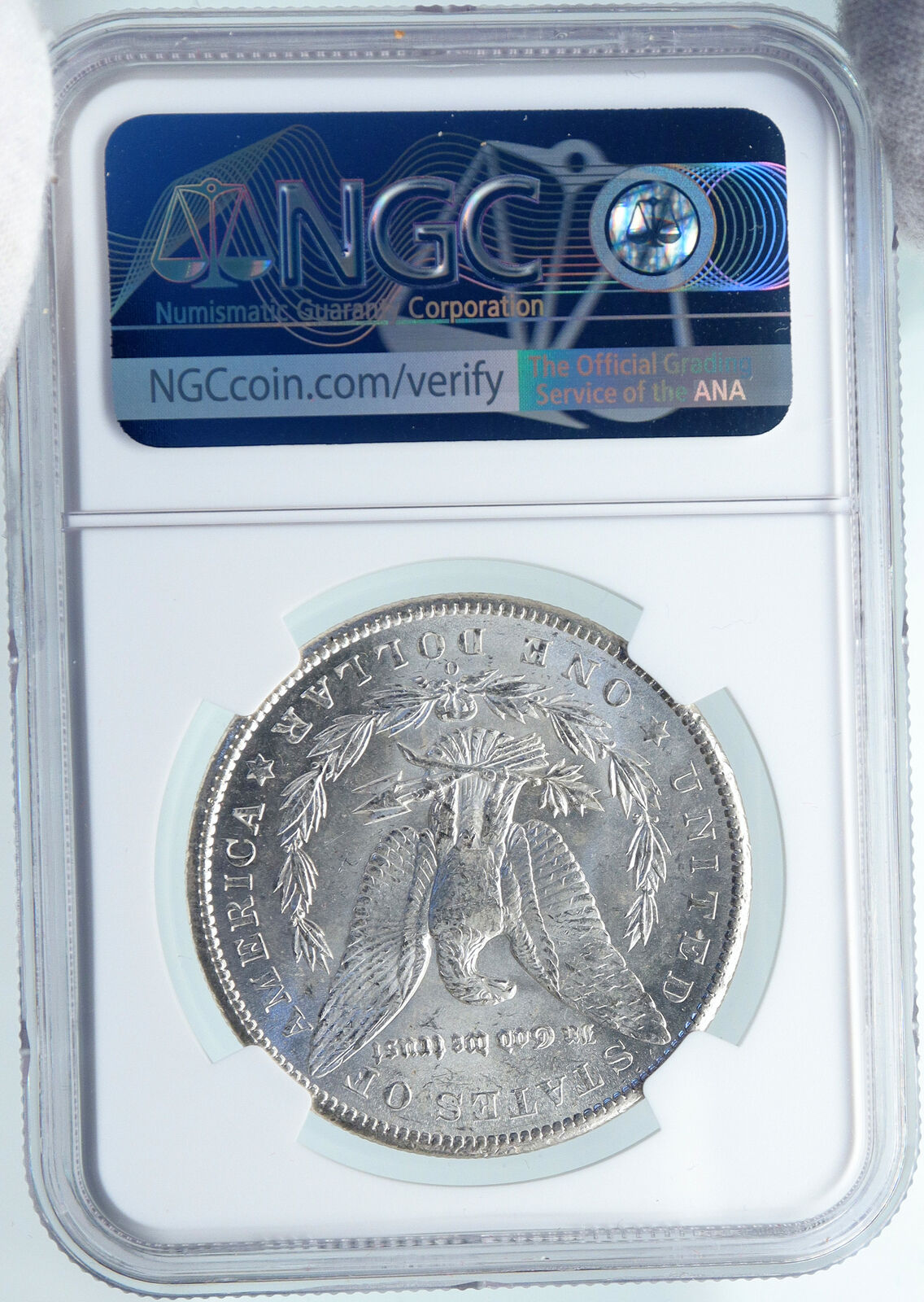 1902 O UNITED STATES of America SILVER Morgan US Dollar Coin EAGLE NGC i87814