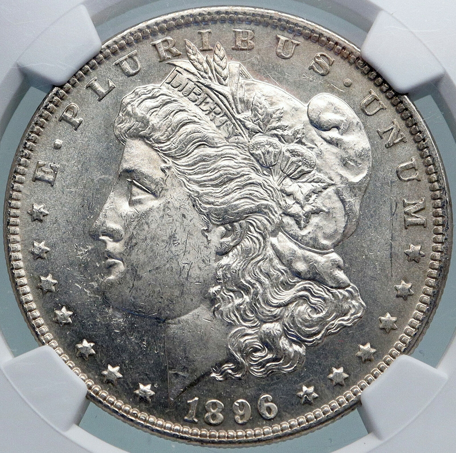 1896 UNITED STATES of America SILVER Morgan US Dollar Coin EAGLE NGC MS i87820