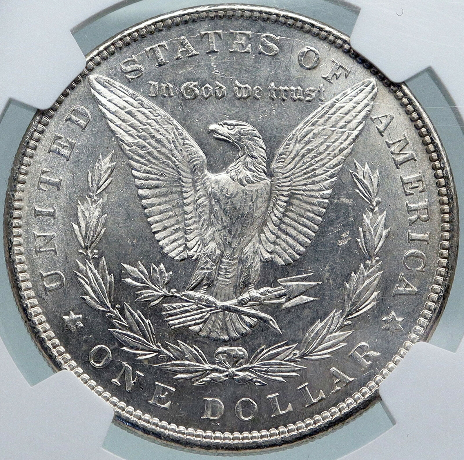 1896 UNITED STATES of America SILVER Morgan US Dollar Coin EAGLE NGC MS i87820