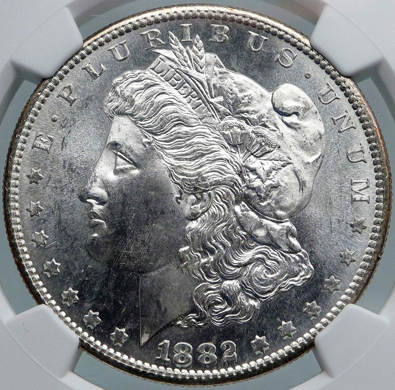 1882 UNITED STATES of America SILVER Morgan US Dollar Coin EAGLE NGC MS i87821