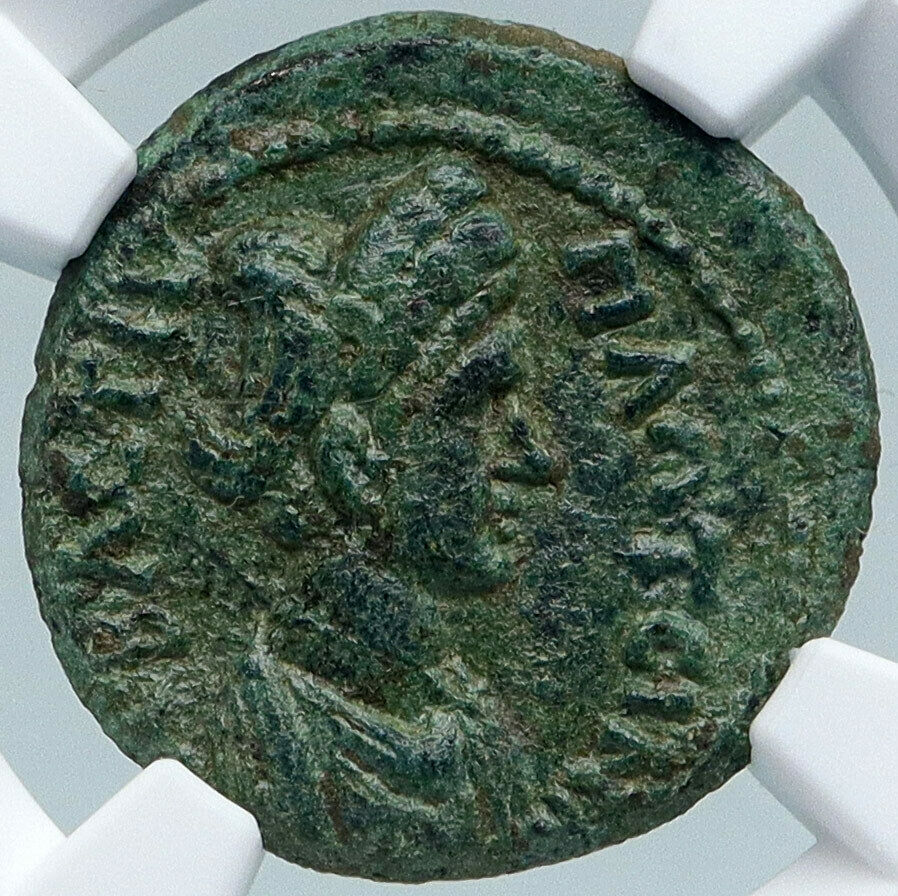 PLOTINA wife of TRAJAN Very Rare TABAE CARIA Ancient Roman Coin NGC i87794