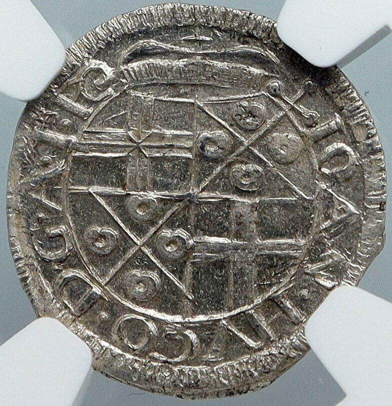 1684 ARCHBISHOPRIC TRIER German States ORSBECK Silver 4 Pfennig Coin NGC i88870