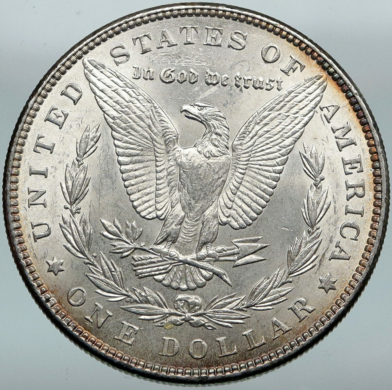 1886P UNITED STATES of America Eagle ANTIQUE SILVER Morgan US Dollar Coin i88290